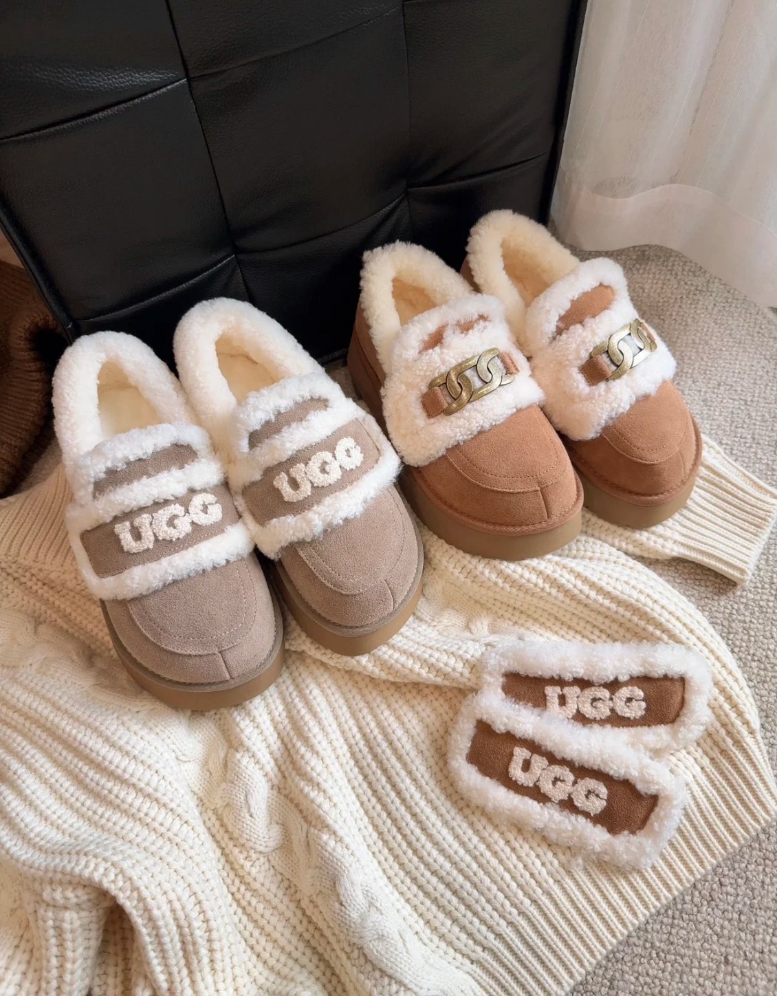 澳洲 UGG Auspecial 可拆式厚底小胖丁 4cm 厚底